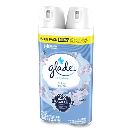 Glade Air Freshener, Clean Linen Scent, 8.3 oz, 6PK 346578